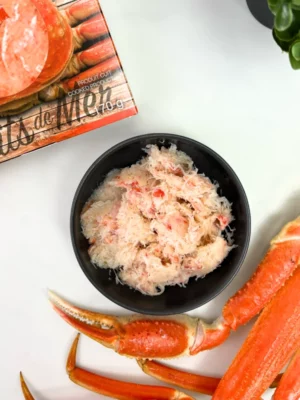 chair de crabe pour vos recettes. Aliment du Québec