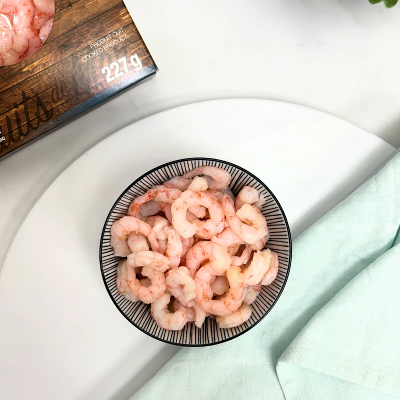 crevettes à faire livrer à son domicile. Produit du Québec