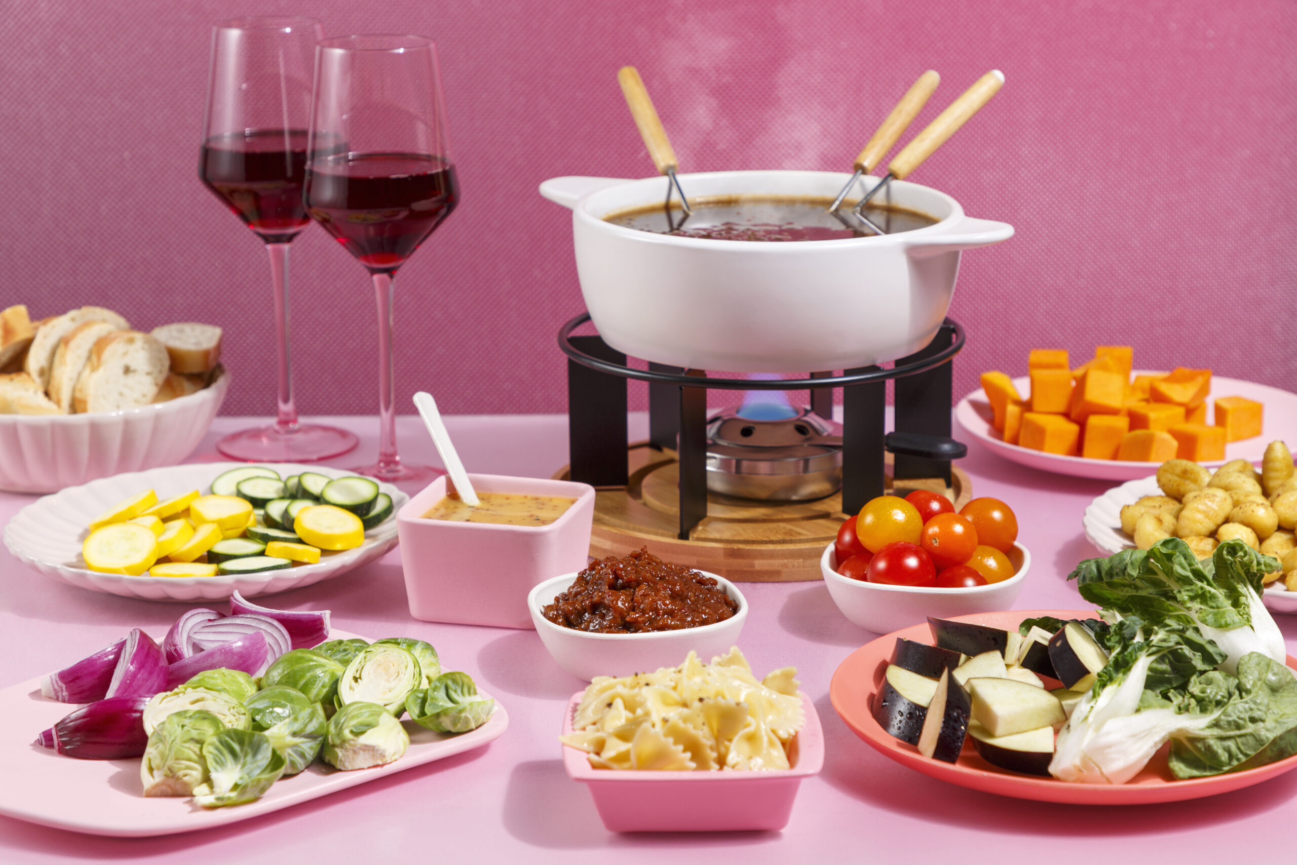 Ensemble à fondue au boeuf aux oignons caramélisés Simplement Kosy – Image 2